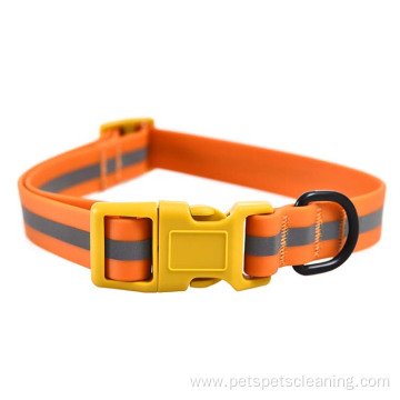 Waterproof Easy Clean Reflective Strip Pet Collar